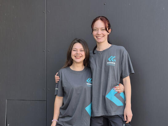 Zwei neue Lehrtöchter starten ihre Ausbildung bei uns